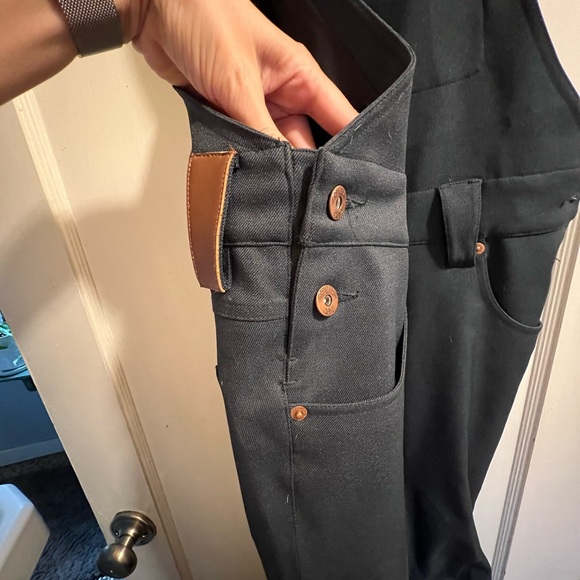 L1 Loretta Overall Bib 20K Shell Snowboard Pants, Women's XS Slim, Ink Blue - Picture 9 of 12